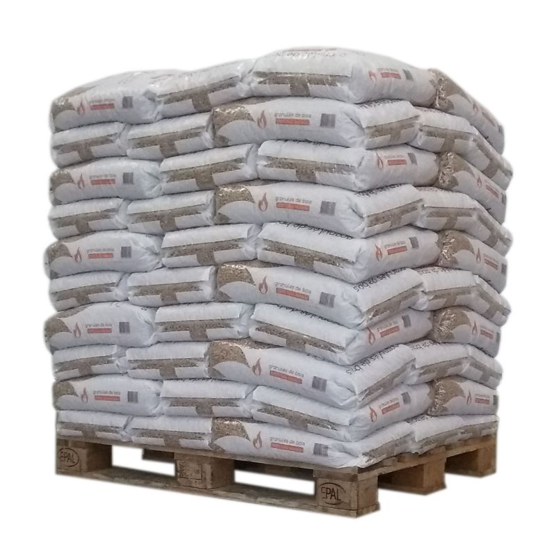 PELLET SUNPOWER – PALETTE MIT 70 SÄCKEN ZU 15 KG
